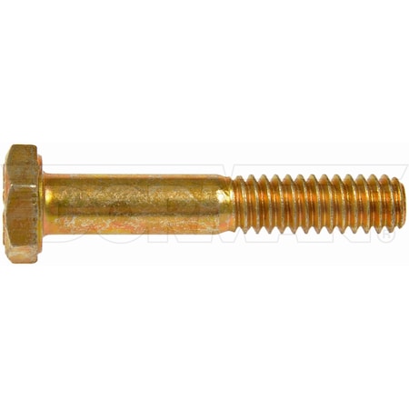 Dorman Class 10.9, M6-1.00 Hex Head Cap Screw, Zinc Yellow Steel, 40 mm L 981-240
